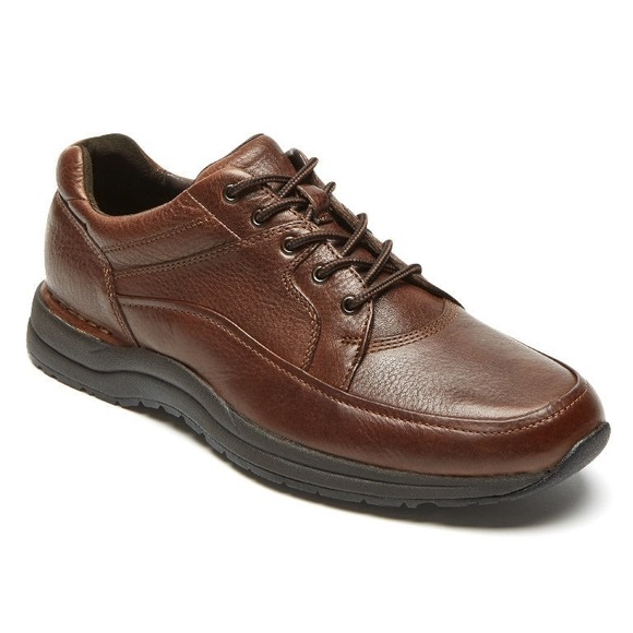 NEW Rockport Men's‎ Edge Hill 2 Lace-to-Toe Leather Brown Size 15